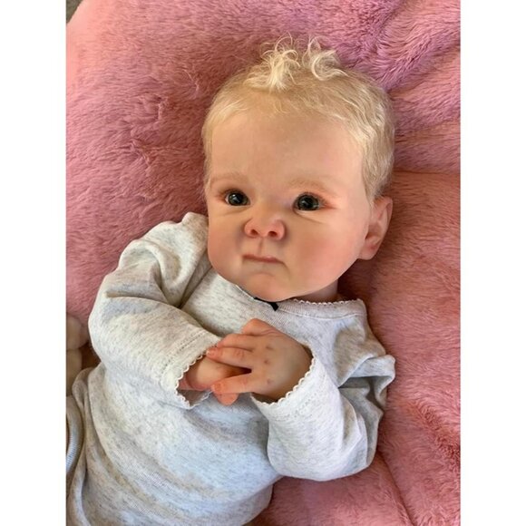 Zero Pam Realistic Reborn Baby Dolls Boy Silicone Full Body 18" - Picture 1 of 6